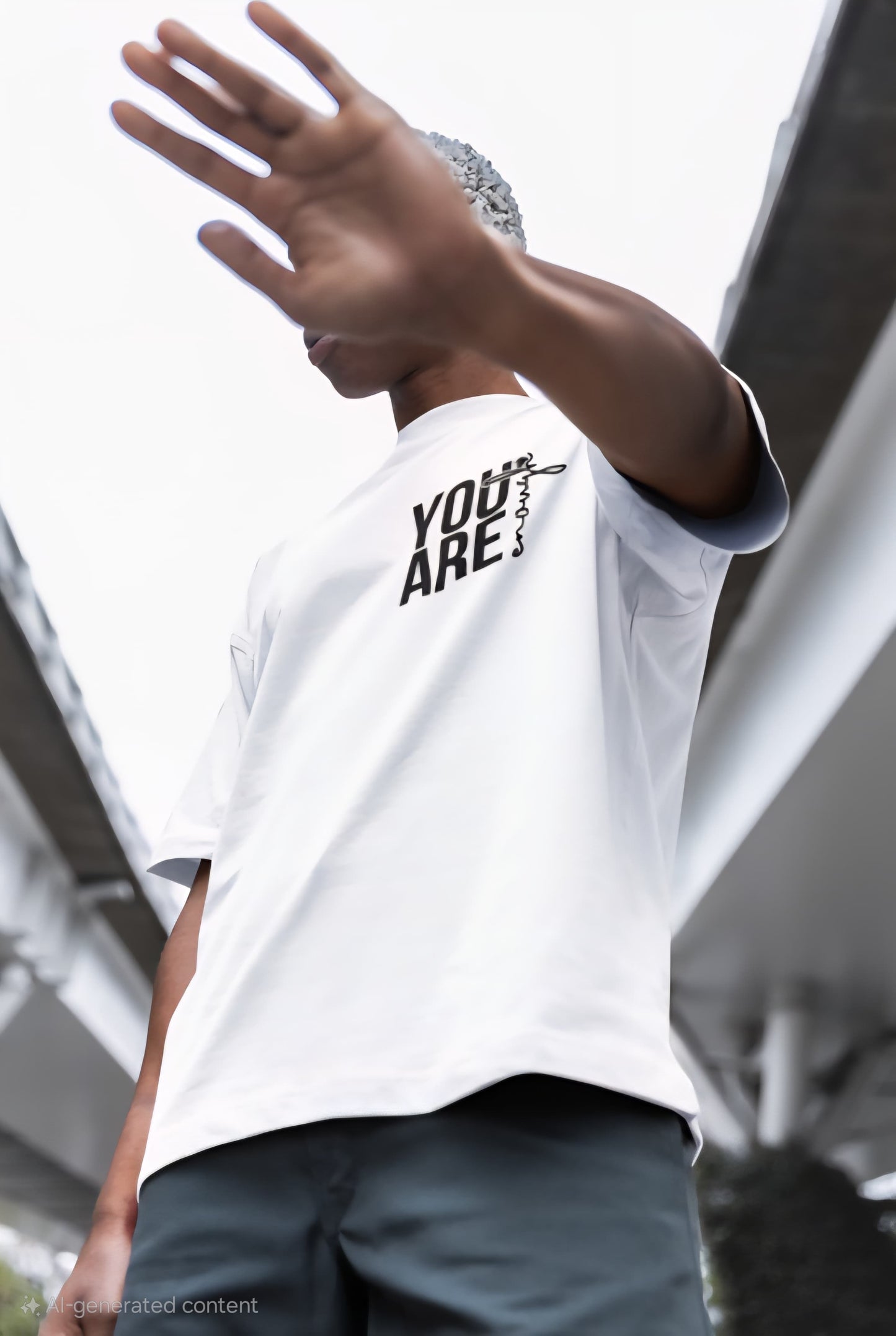 You Are Enough Oversized Primium T-Shirt