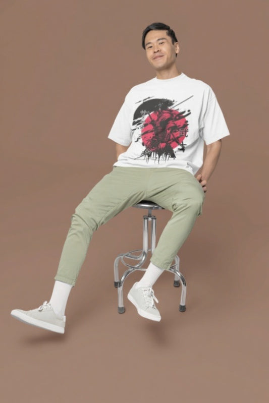 samurai pure cotton T-Shirt for msn