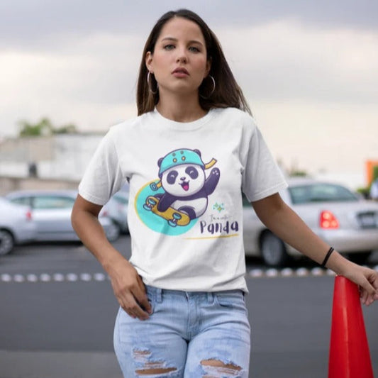 GULAAM “Team Panda” Graphic Oversized Primium T-Shirt