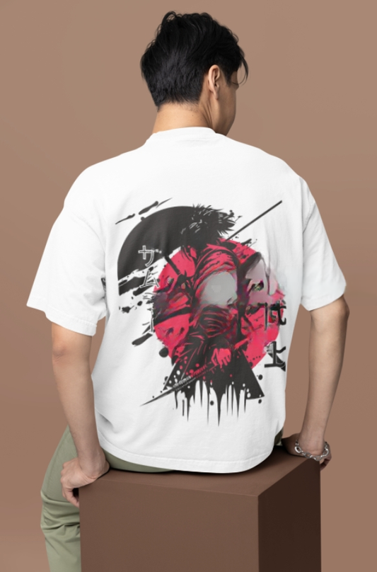 samurai pure cotton T-Shirt for msn